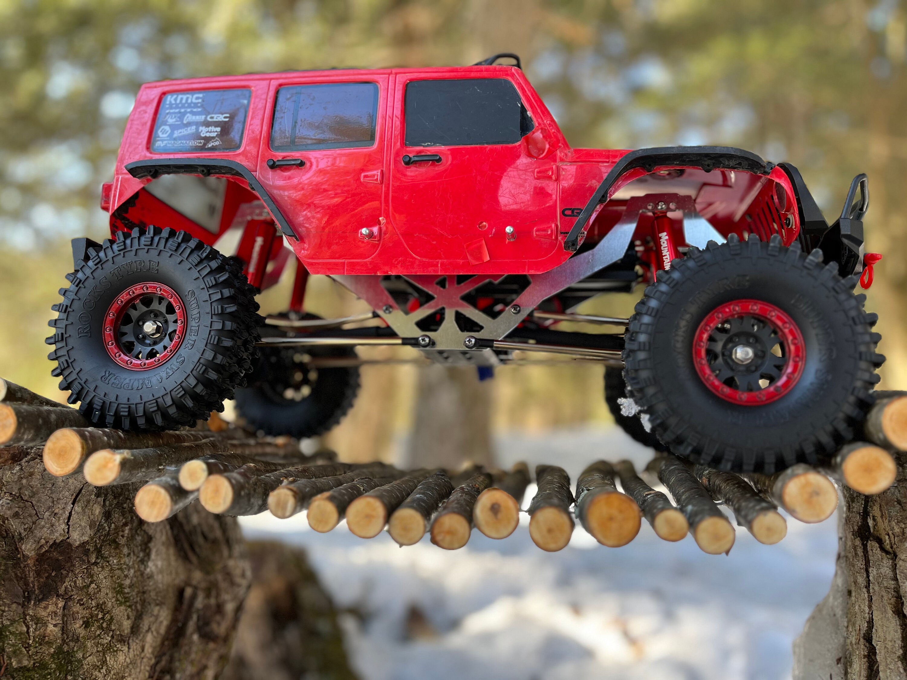 Custom Scale RC Truck Scale Steel Cable Wooden Bridge Etsy