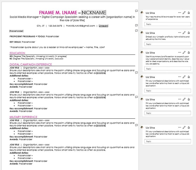 Military Veteran Resume Template - Il 794xN.5698360279 1rys 