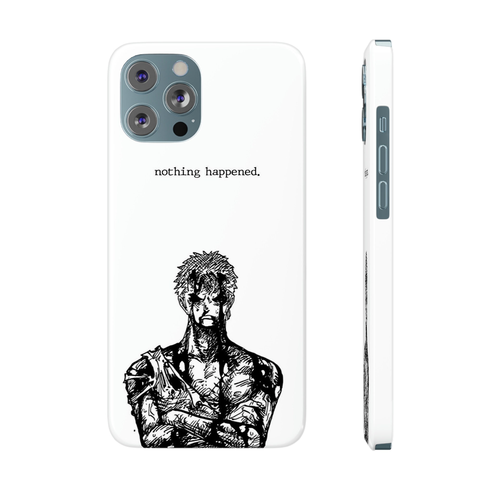 Discover Custodia iPhone One Piece Roronoa Zoro "nothing happened."