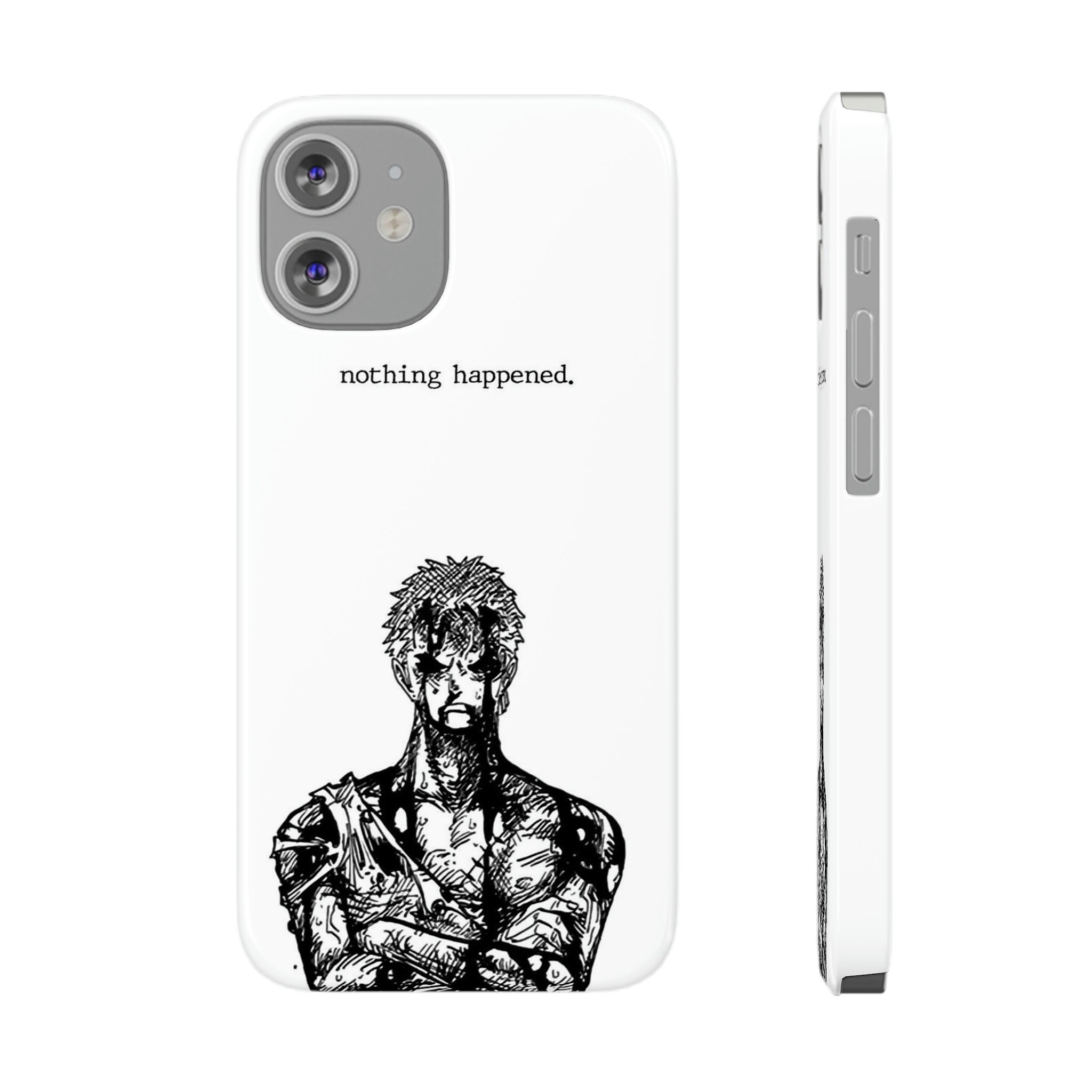 Discover Custodia iPhone One Piece Roronoa Zoro "nothing happened."