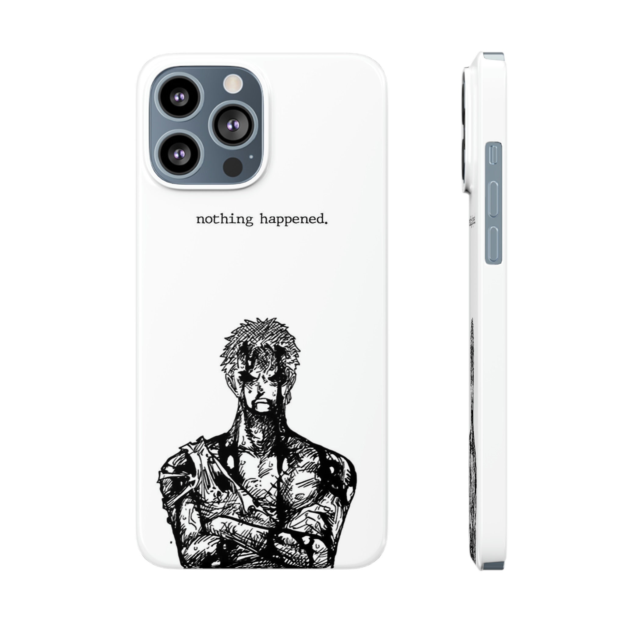 Discover Custodia iPhone One Piece Roronoa Zoro "nothing happened."