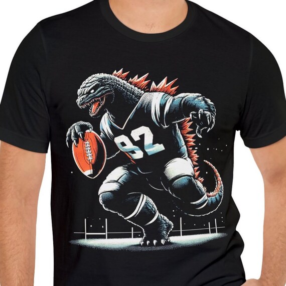 T-shirt Gamera Vs Godzilla - Dessin Monstre Géant - Gildan - Coton - Neuf - USA