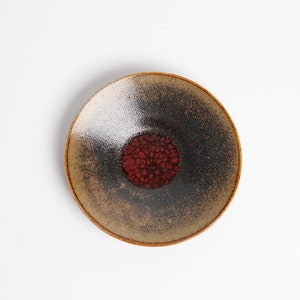 Vintage Studio Pottery Plate by Henning Nilsson Mid Century Modern Ceramic Dish Scandinavian Handmade Ceramic Art Bowl image 3