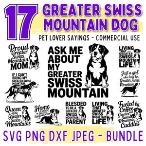 Großer Schweizer Sennenhund svg | Tierliebhaber Sprüche | Cricut Dateien | dxf png pdf | digitale Downloads | kommerzielle Nutzung