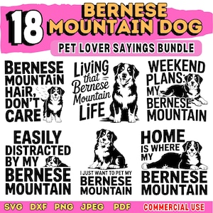 berner sennenhund svg bund | Hunde Liebhaber Cricut Dateien | Haustier Zitate svg | Berner Hunde Sprüche | digitale Downloads | kommerzielle Nutzung