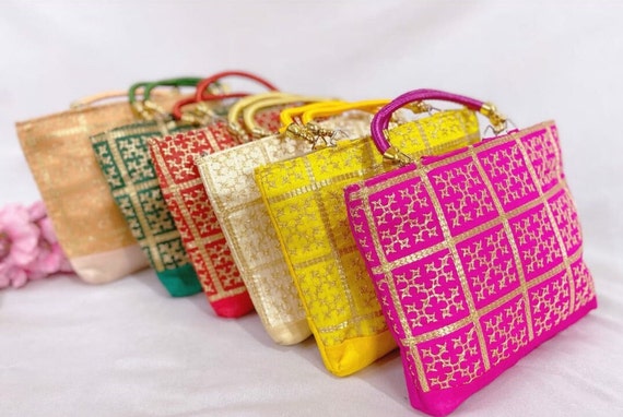 20 Pc Wholesale Lot Indian Handmade Bandhej Printed Women Purse Clutch  Wallet | eBay