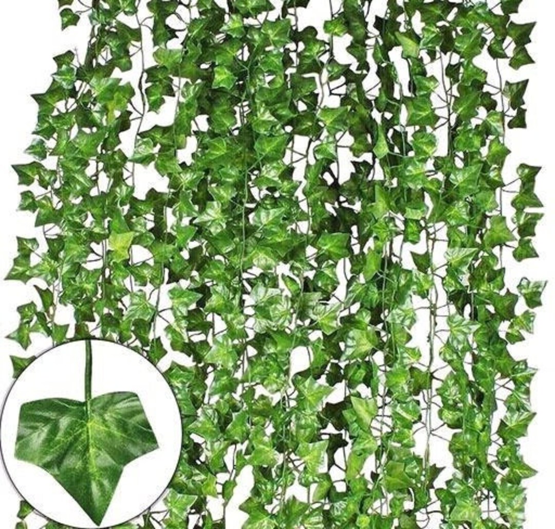 Artificial Greenery Ivy Leaves Vines Bulk Fake Leaves for Etsy