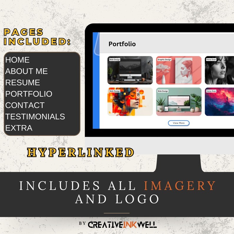 Personal Resume Website Template | Canva | Professional Portfolio ...