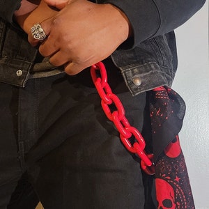 WOLFHA Fashion Punk Skull Pants Belt Chain Wallet Chain