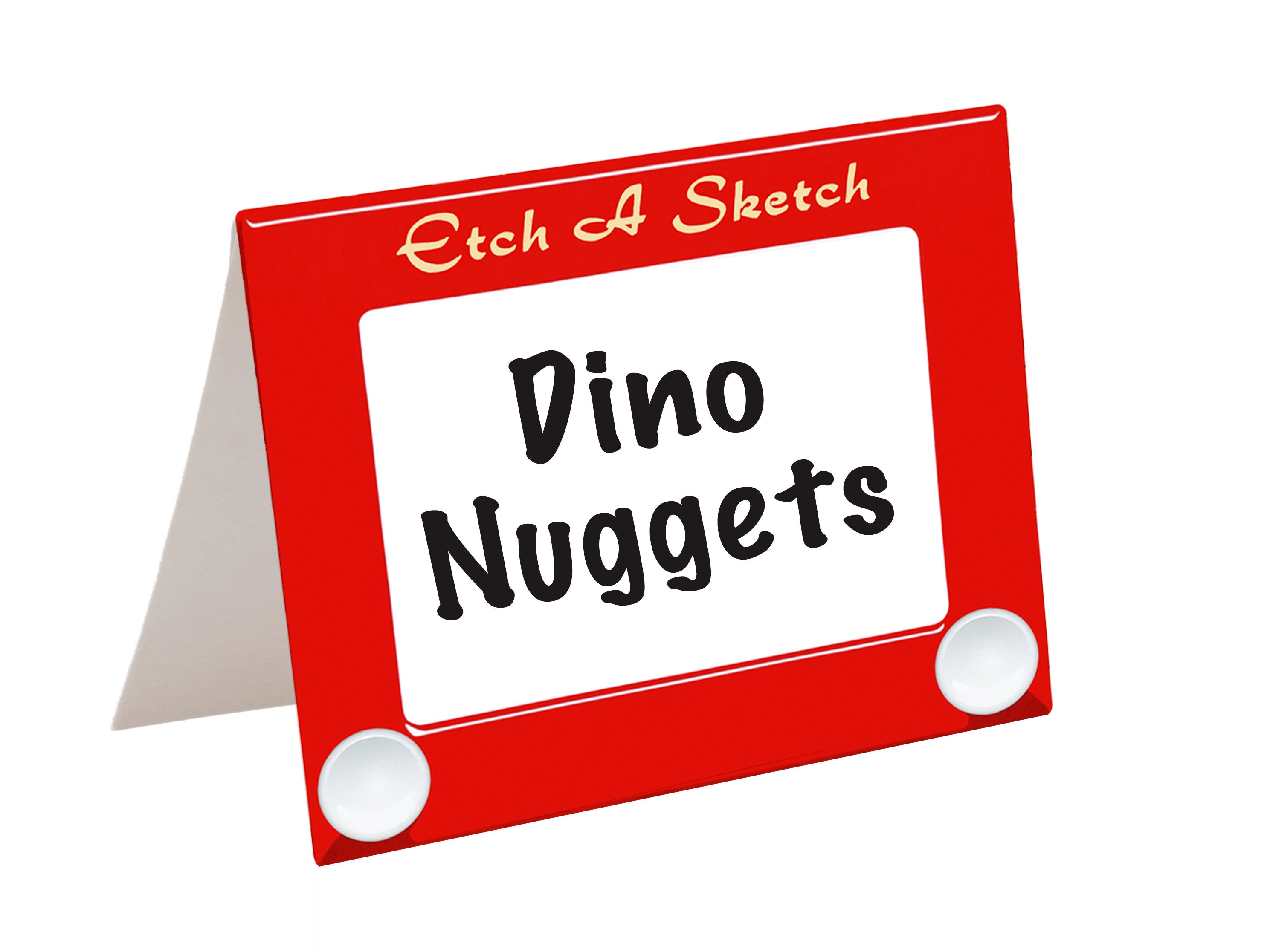 Printable Tent Table Cards for Party Table Tents, Food Label Tents for