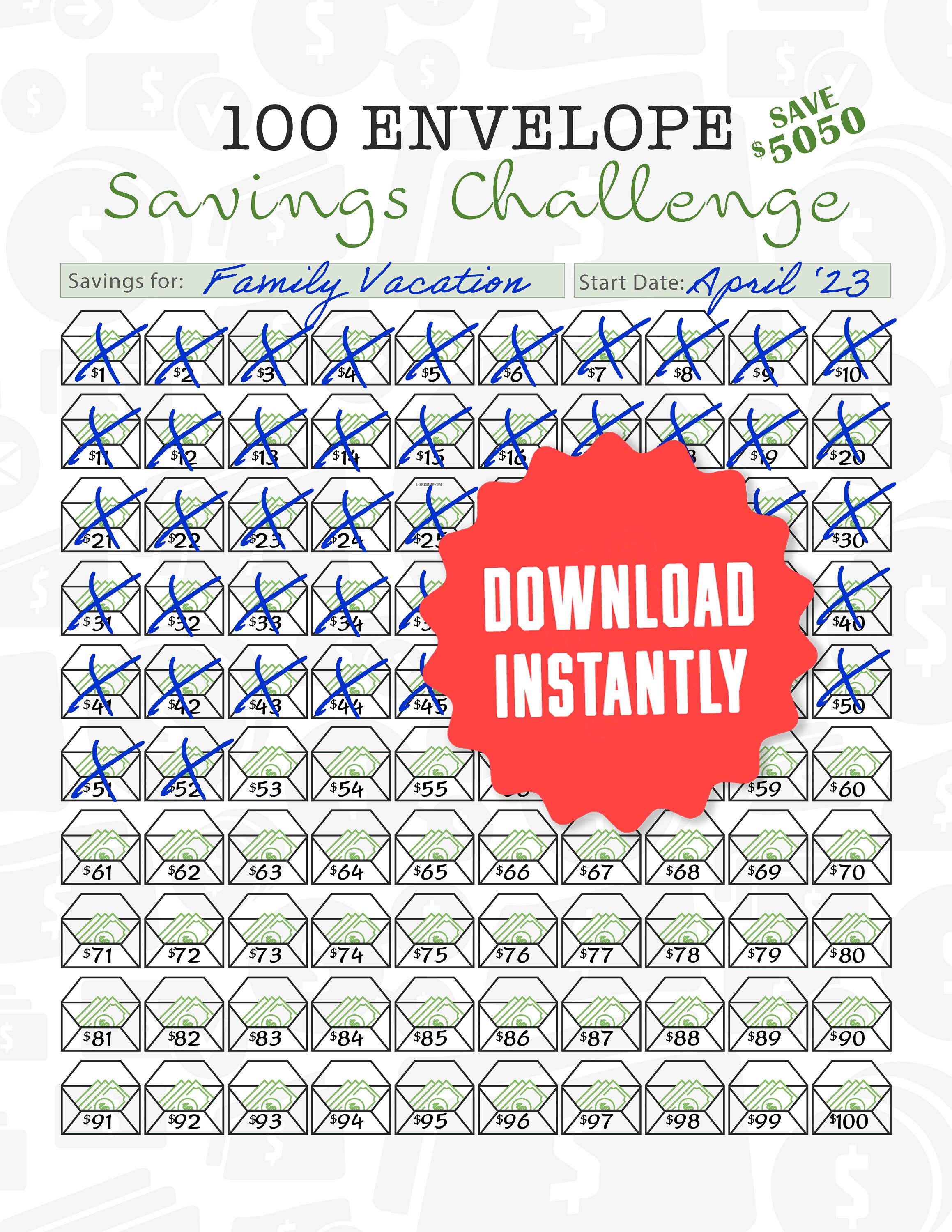 100-envelope-savings-challenge-5k-printable-money-savings-etsy
