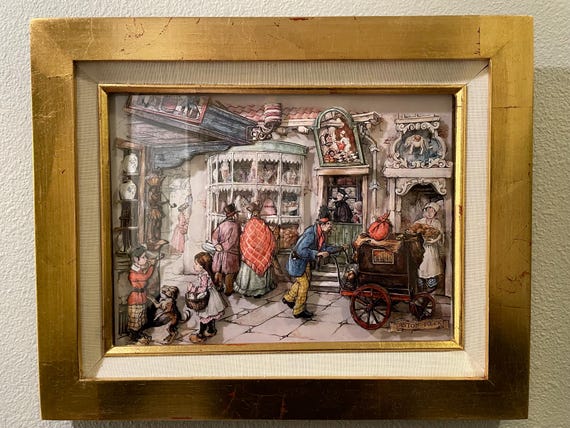 Anton Pieck 3D Framed Diorama - Etsy