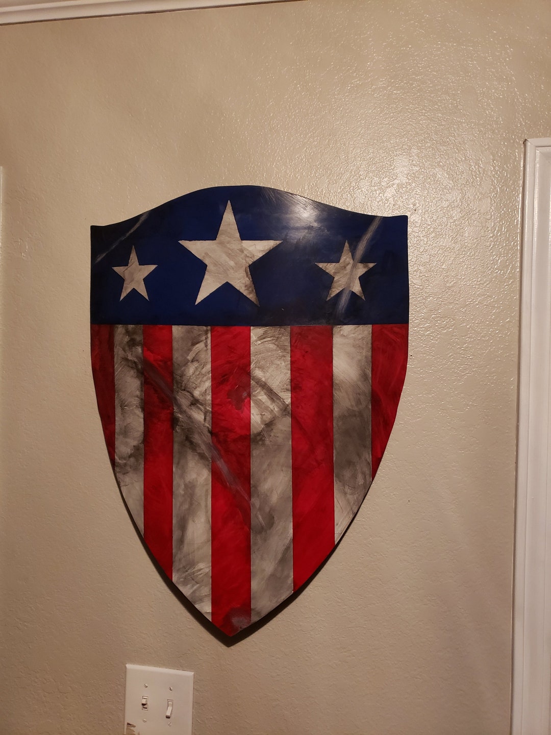 Marvel: Captain America's First Shield - Etsy