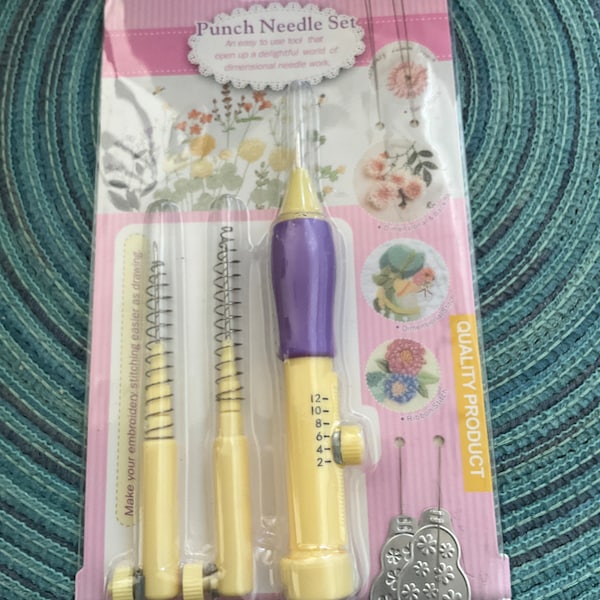 Punch needle set