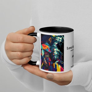 Mister & Belle Love Coffee Verse Mug The King Collection