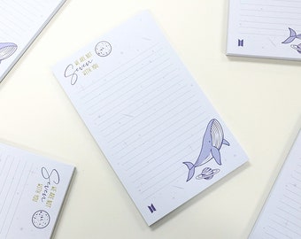 BTS Whalien Notepad