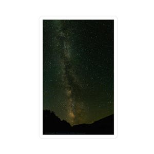 Idaho Milky Way Kiss-Cut Vinyl Decals, Stickers, vinyl stickers, gift for astronomers, laptop decor, gift for him, gift for her, star lovers
