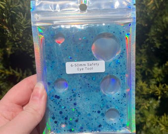 Glitter Resin Safety Eye Tool for Crochet Amigurumi