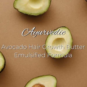 Ayurvedic Avocado Hair Butter Emulsified Formula eBook | Start Your Own Business | Hair Growth Butter | Brahmi |  Amla | Neem | Natural