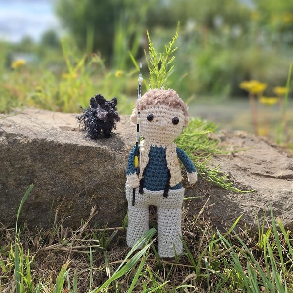 Paul Whitehouse figurine - as seen on Gone Fishing!