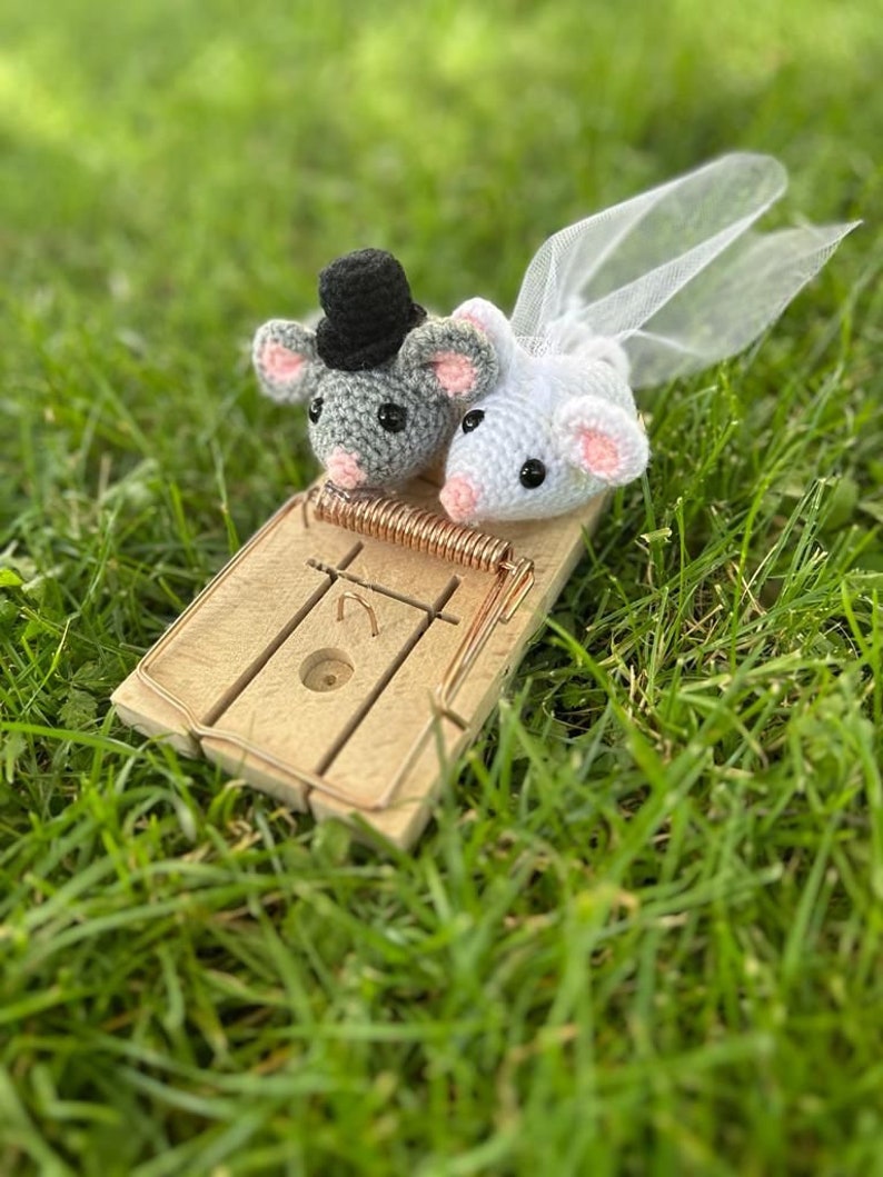 Geldgeschenk Hochzeit, Hochzeitsgeschenk Brautpaar Mäuse Bild 1