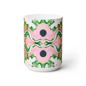 Balance Blooming Mug | boho floral mug | floral patterned mug |cottage core mug | patterned coffee mug