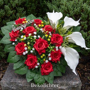 Knstliche grabgestecke - Etsy.de