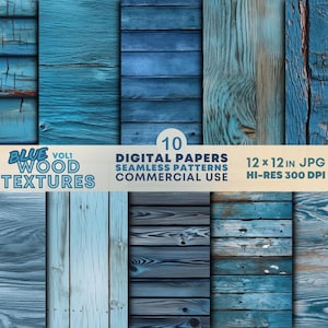 Blauwe naadloze patronen houten plank, verweerde houten lambrisering digitaal papier, armoedige rustige blauwe houtnerf achtergronden