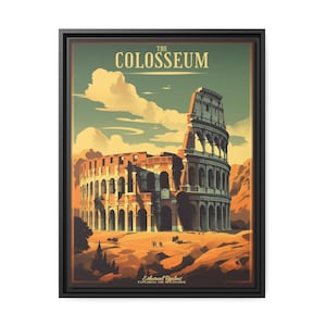 Rome&#39;s Colosseum Digital Print JPG PDF Printable Antique Coliseum Poster | Ethereal Realms Collection Wall Art Instant Download