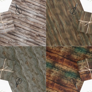 Barnwood DIGITAL Papers Printable Rustic Woodgrain SEAMLESS Patterns ...