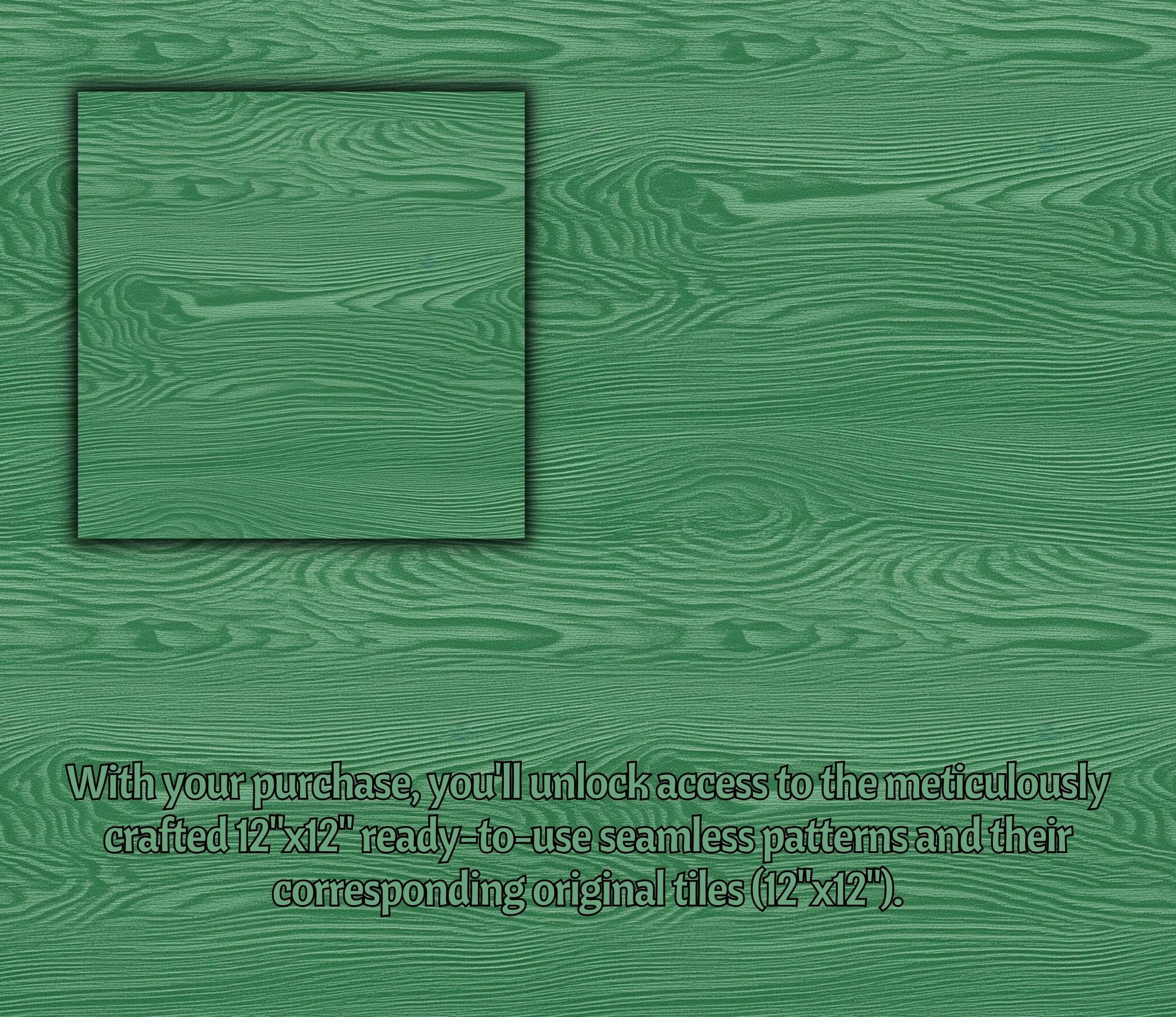 10 Green Wood Textures Digital Papers JPEG Printable Woodgrains ...