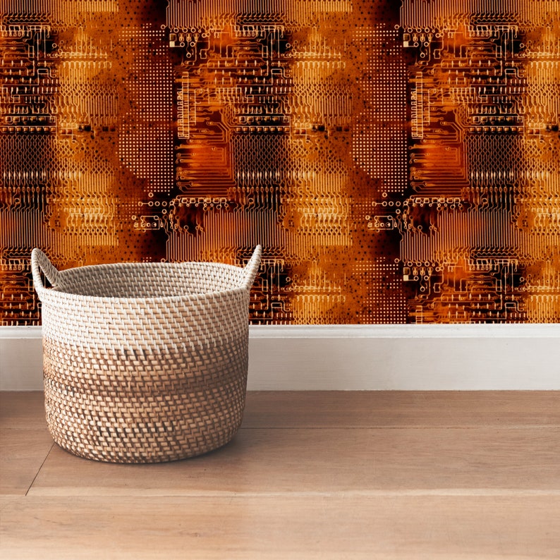 Old Rusty Circuit Boards DIGITAL Papers Printable Circuitry SEAMLESS ...