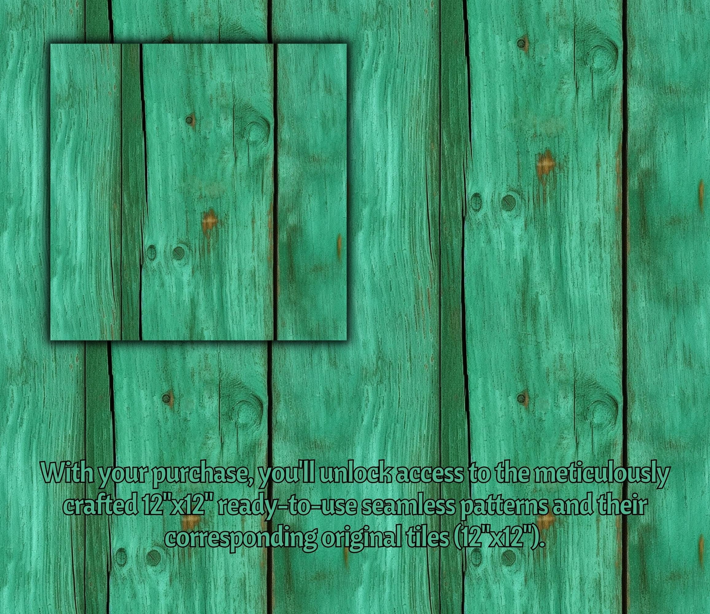 10 Green Wood Textures Digital Papers JPEG Printable Woodgrains ...