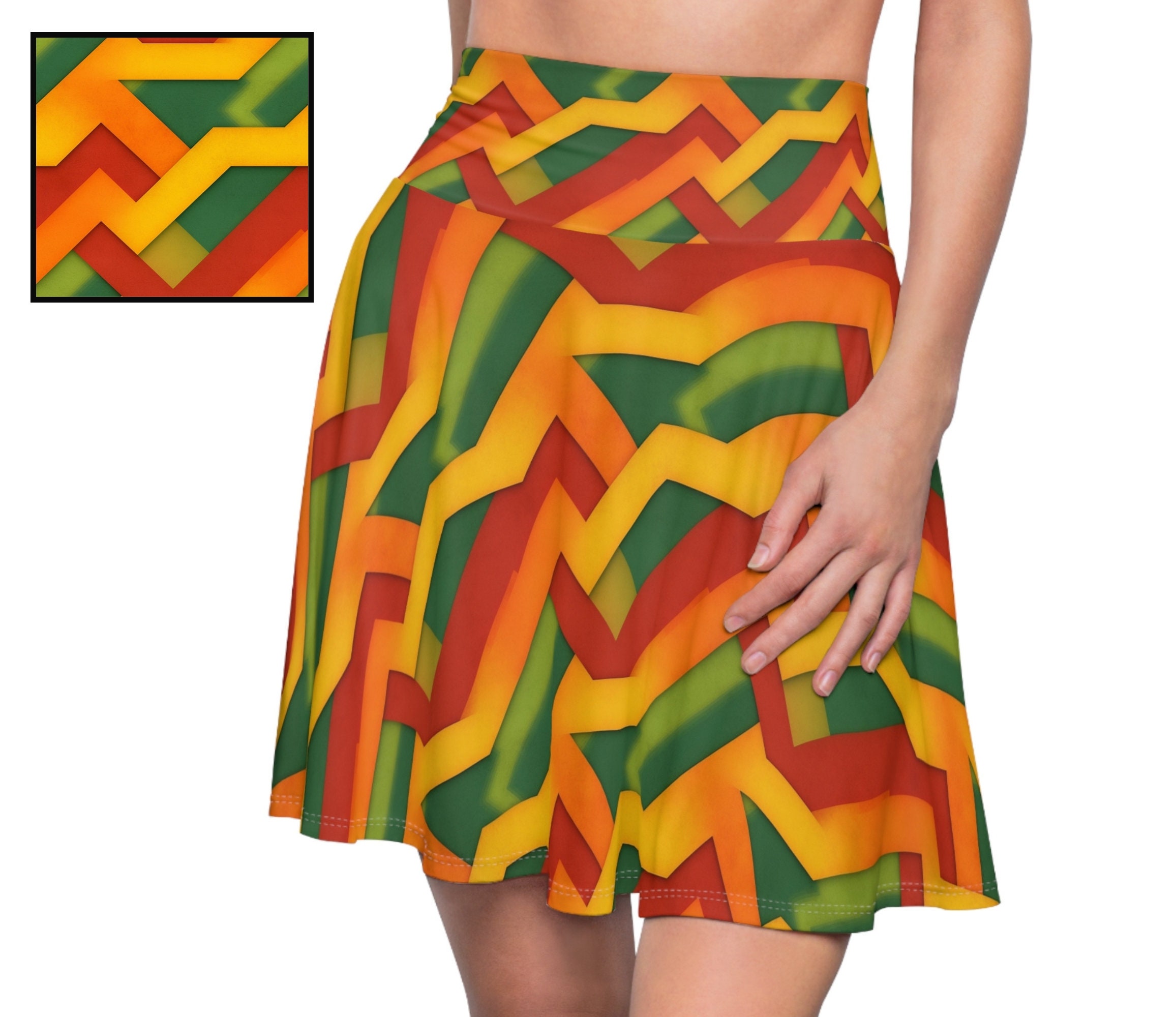 Rasta Retro Digital Papers JPG Printable Green Red Gold Reggae Seamless ...