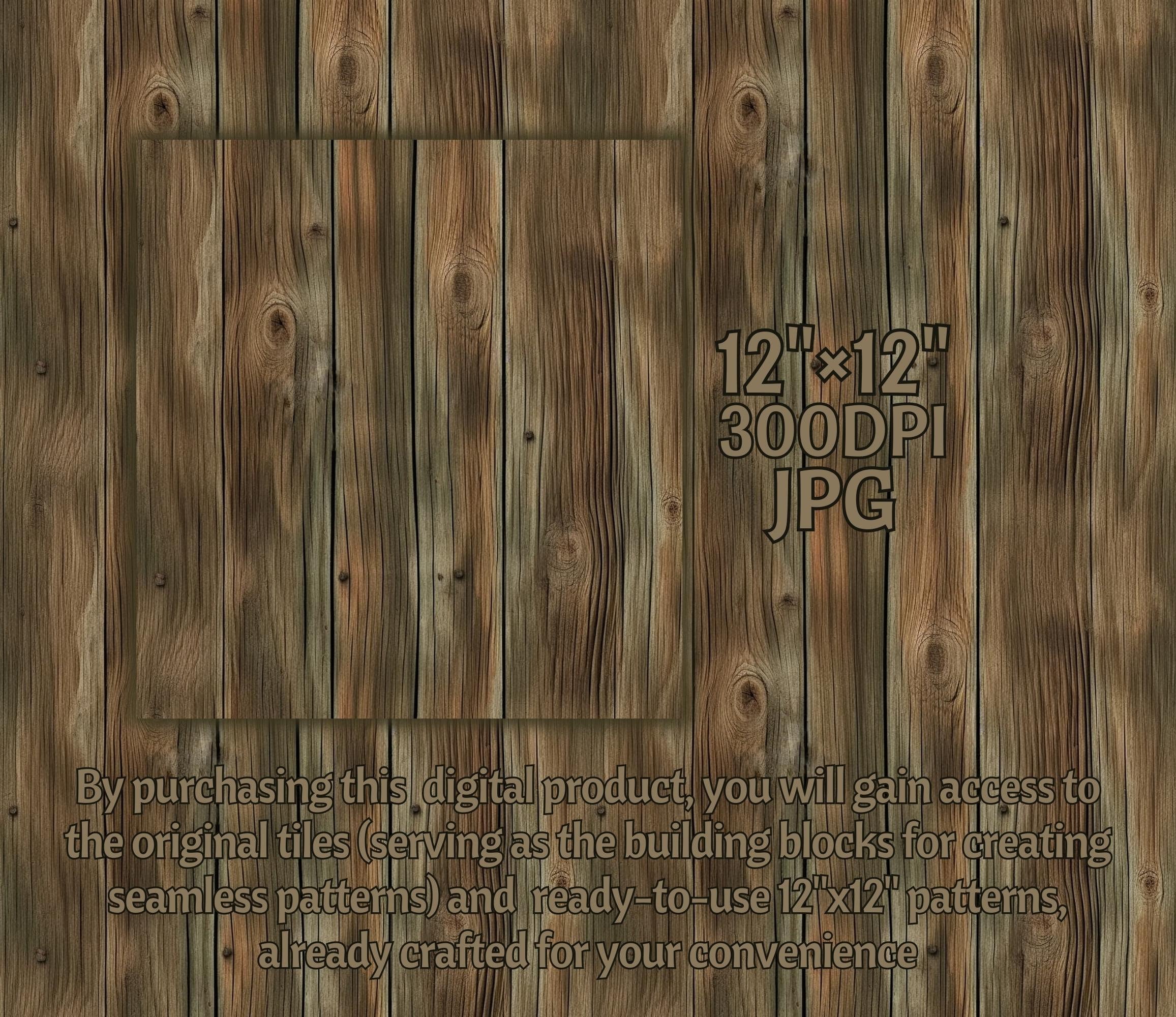 Barnwood DIGITAL Papers Printable Rustic Woodgrain SEAMLESS Patterns ...