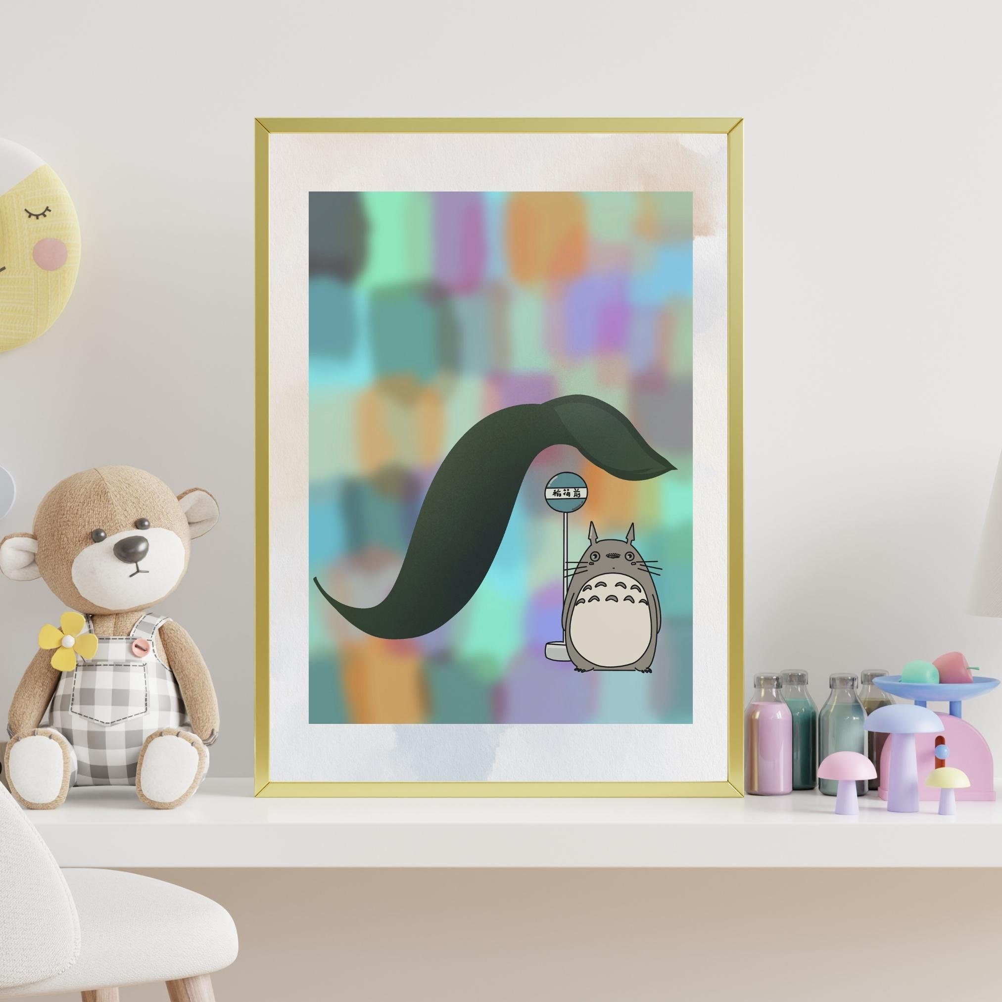 TOTORO STUDIO GHIBLI Wall Art Design Prints , Bedroom Wall Décor