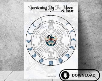 Gardening by the Moon Calendar Digital Download
