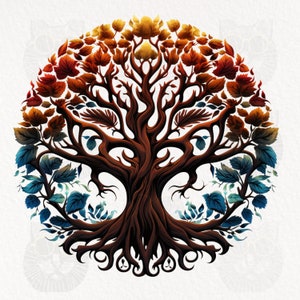 Viking Tree of Life clipart, Celtic Tree of Life Transparent png, Viking Sublimation PNG, Digital Art File, Instant Digital Download png