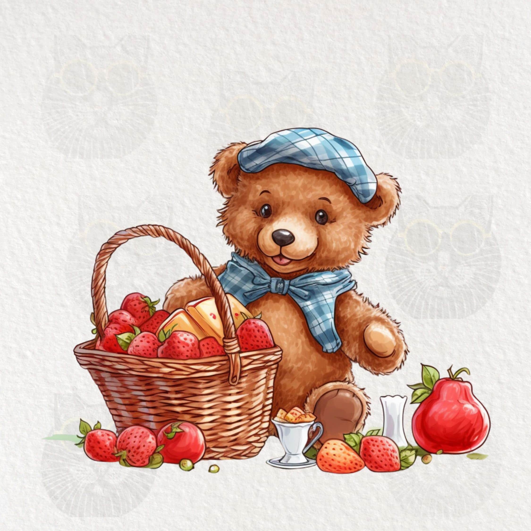 10 Teddy Bear Picnic Clipart Teddy Bears Picnic PNG High - Etsy Australia