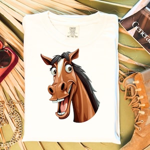 Funny Horse Clipart - 11 High Quality PNGs - Funny Horses PNG - Funny Horse for Card Making,Digital Download,Funny Horse T-Shirt Sublimation