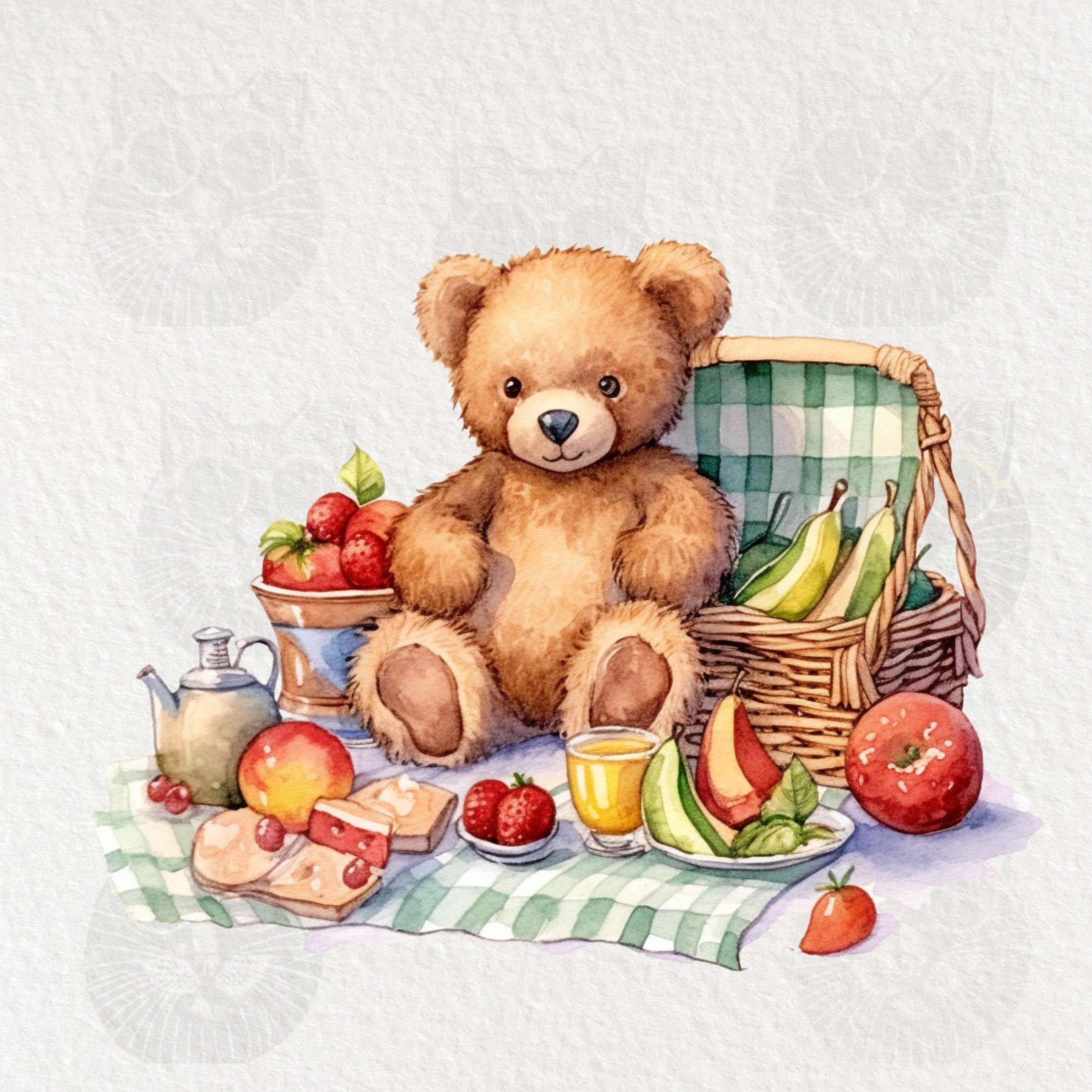 Clipart Teddy Bear Picnic