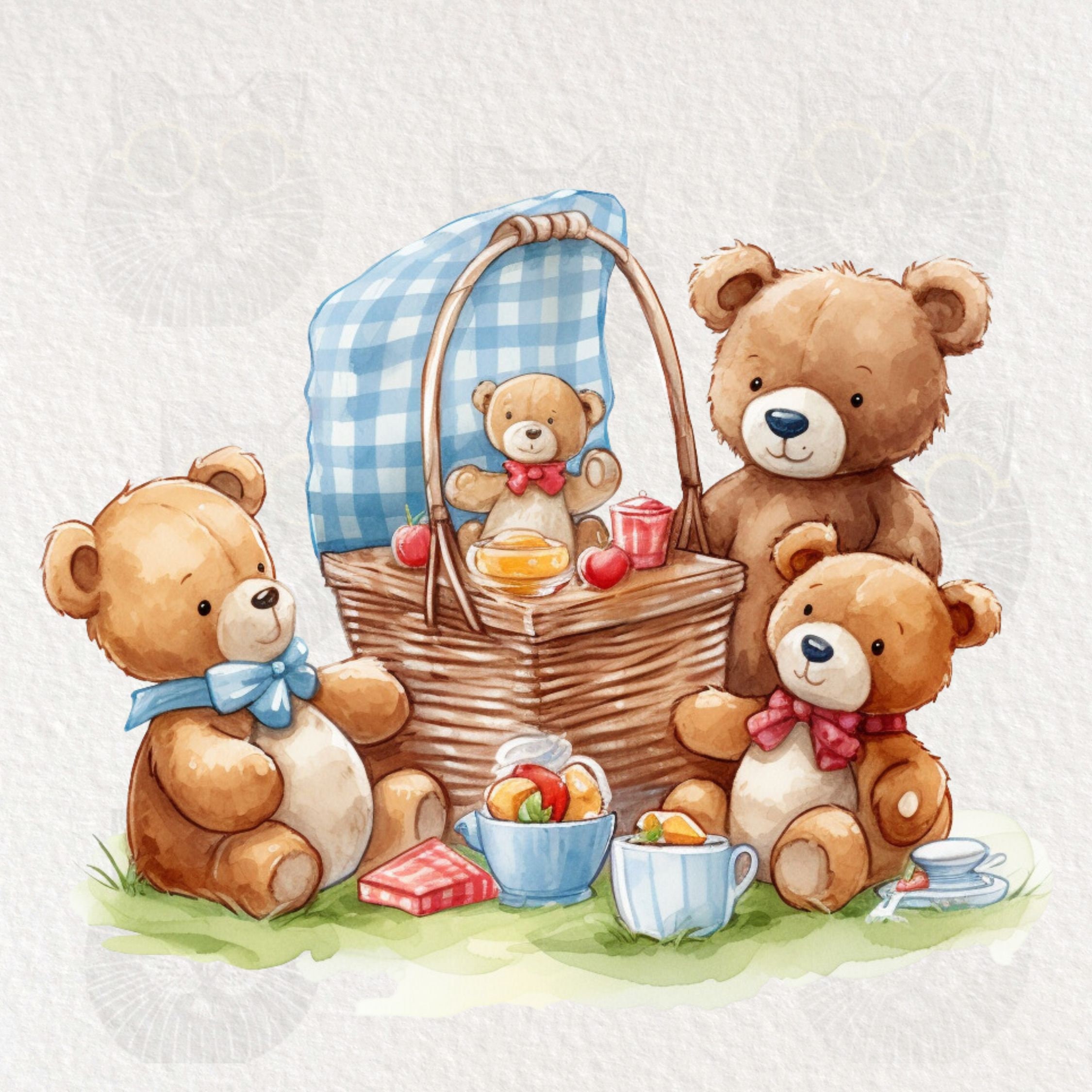 Clipart Teddy Bear Picnic
