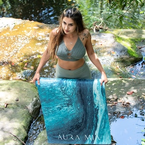 When the Ocean meets the Earth Sustainable Yoga Mat