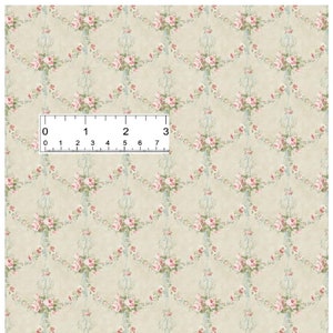 1/6 1/12 1/24 Puppenhaus Miniatur Viktorianische Floral verzieren Tapeten Nahtlose DIGITAL Printable Instant Download