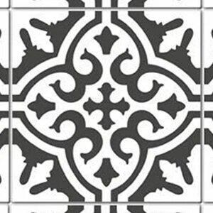 1/6 1/12 Scale Dollhouse Glazed Porcelain Feature Gray Floor Tiles ...