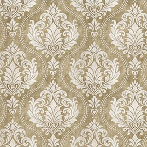 1/6 1/12 1/24 1/48 Miniatura per casa delle bambole Elegante Beige e Bianco Damasco Stile Vittoriano Sfondi Senza Soluzione di Continuità - DIGITALE Stampabile Download Istantaneo