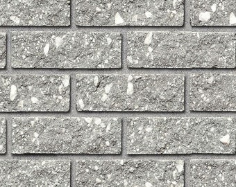 1/12 1/24 1/48 Dollhouse Miniature Gray Stones Wall Cladding DIGITAL Printable Wallpaper Seamless Instant Download