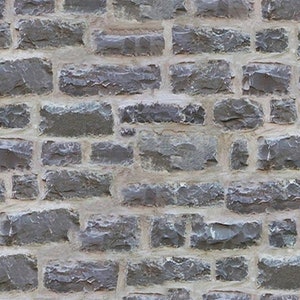 1/6 1/12 1/24 1/48 Dollhouse Mini Plastered Stone Wall Tiles Cladding Covering Siding DIGITAL Printable Wallpaper Seamless Instant Download