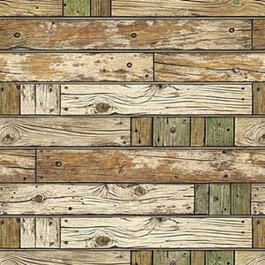 Papel tapiz para pared de casa de muñecas, estilo rústico vintage, madera mixta desgastada, caja de habitación de diorama de granja, revestimiento de pared, PDF imprimible, escala 1/6, 1/12, 1/24