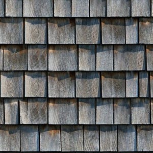 1/12  1/24 1/48 Scale Old Cedar Shake Shingles Seamless - DIGITAL Printable Sheets Instant Download